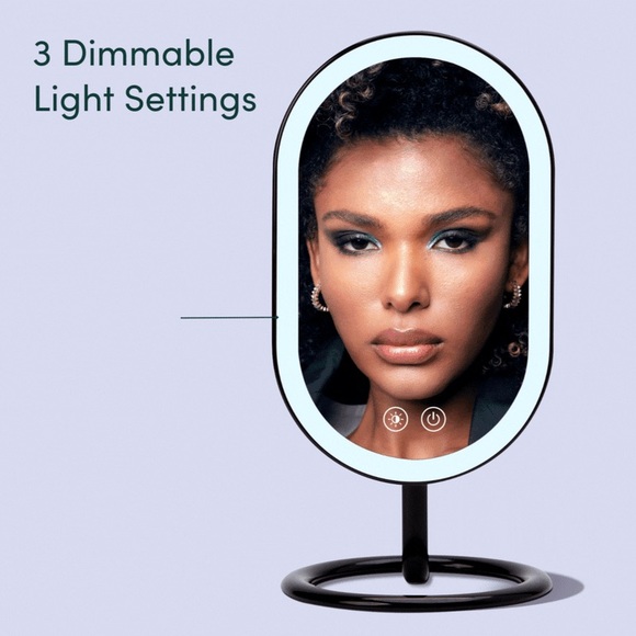 Fancii & Co Vera LED Vanity Makeup Mirror, black color, new in box - Picture 4 of 7